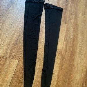 Black lace knee socks!!!